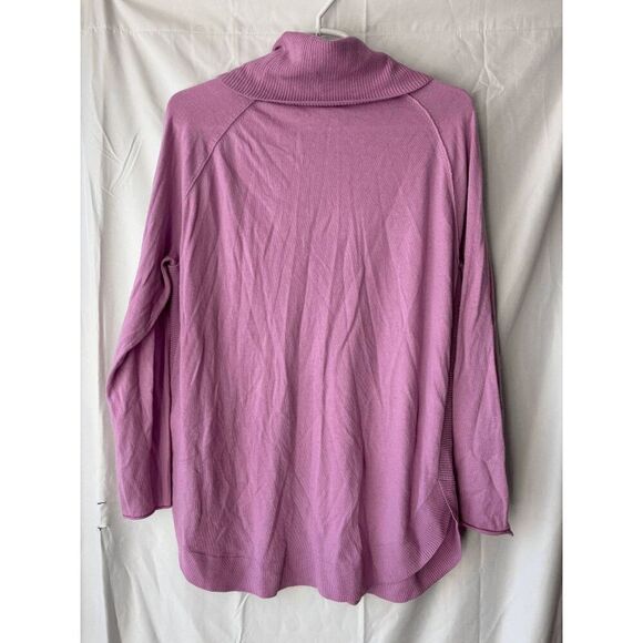 Caslon Cowl Neck Sweater in Light Purple Size Medium - Picture 2 of 2